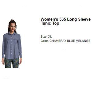 Women's 365 Long Sleeve Tunic Top
